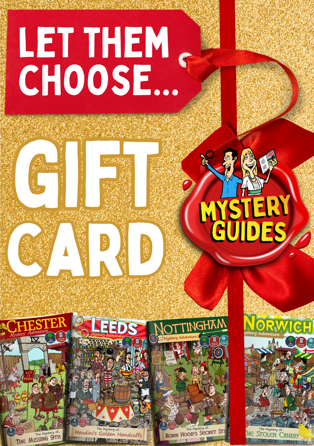gift card | mystery guides treasure hunt | treasure trail | scavenger hunt