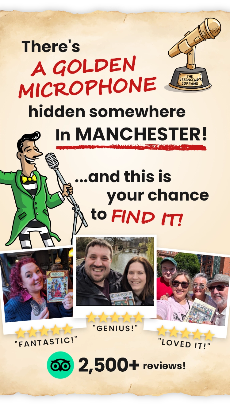 Secret Guide Manchester Manchester Outdoor Escape Room: Treasure Hunt & Group Fun – Mystery Guides
